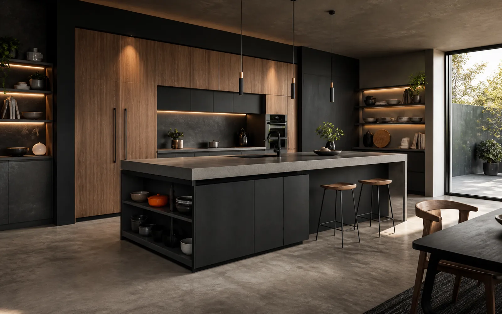 Концептуальная визуализация: кухни с островом GUSTAS HOME