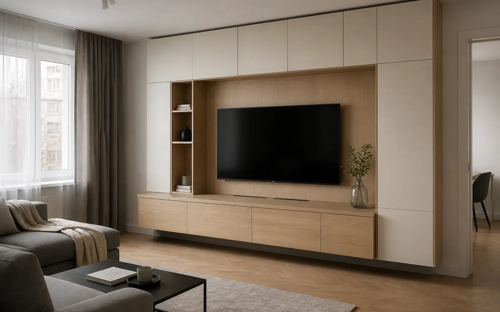 Вариант мебели: тв-зоны для гостиной GUSTAS HOME